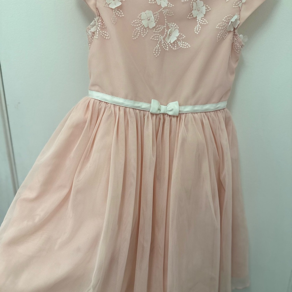 Jona Michelle Light Pink Floral Dress